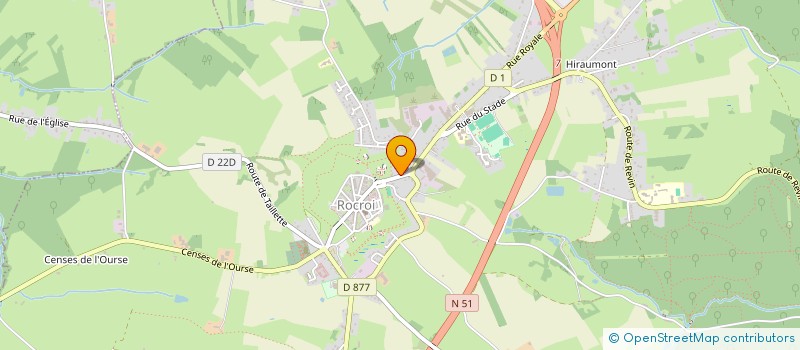 localisation de l'entreprise SCI RIMBEAUX BLONDY  ROCROI