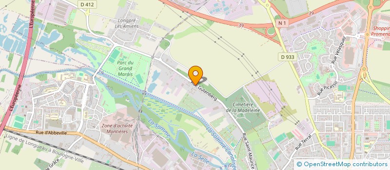 localisation de l'entreprise SCI RIMBERT à AMIENS