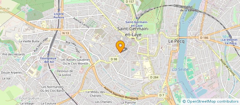 localisation de l'entreprise SCI RIMCO  SAINT-GERMAIN-EN-LAYE