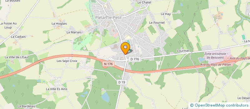 localisation de l'entreprise SCI RIME  PLELAN-LE-PETIT