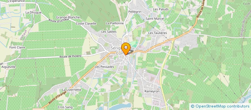 localisation de l'entreprise SCI RIMEIZE TRACOL  SERIGNAN-DU-COMTAT