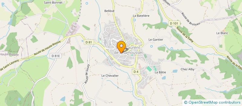 localisation de l'entreprise SCI RIMINI  SAINT-LAURENT-DE-CHAMOUSSET