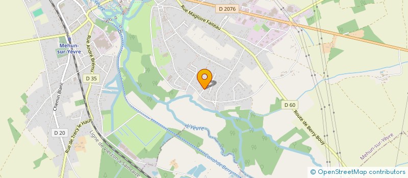 localisation de l'entreprise SCI RIMKUS  MEHUN-SUR-YEVRE