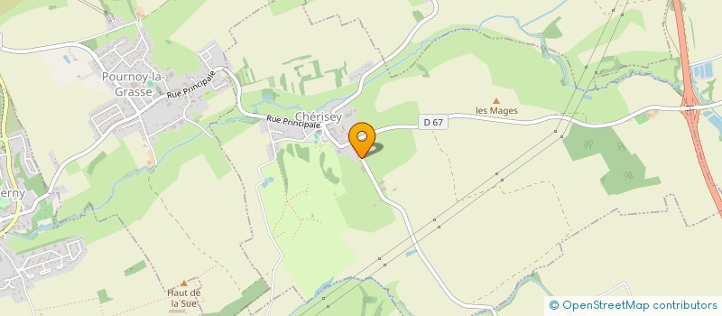 localisation de l'entreprise SCI RIMLINGER JAGER  CHERISEY