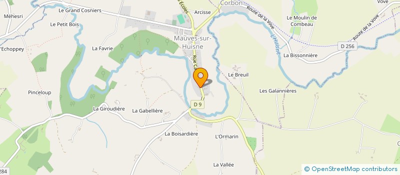 localisation de l'entreprise SCI RIMMEL à MAUVES-SUR-HUISNE