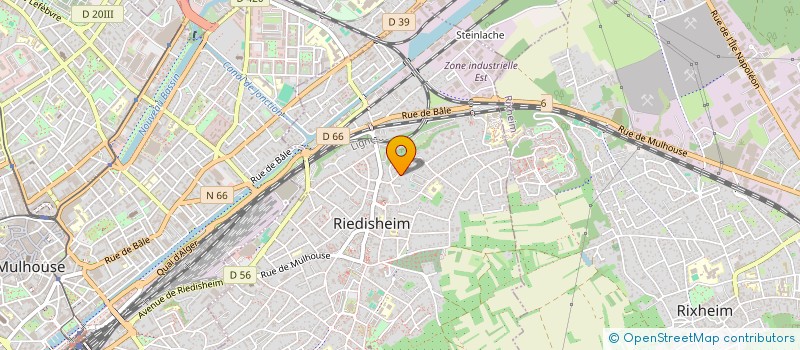 localisation de l'entreprise SCI RIMMELSPACHER-HANSI  RIEDISHEIM