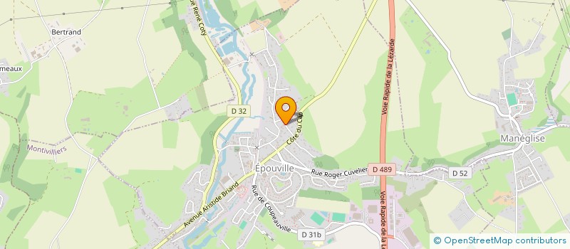 localisation de l'entreprise SCI RIMO  EPOUVILLE