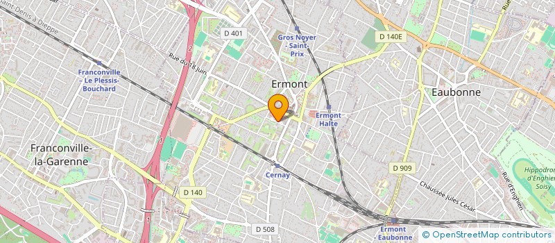 localisation de l'entreprise SCI RIMO à ERMONT