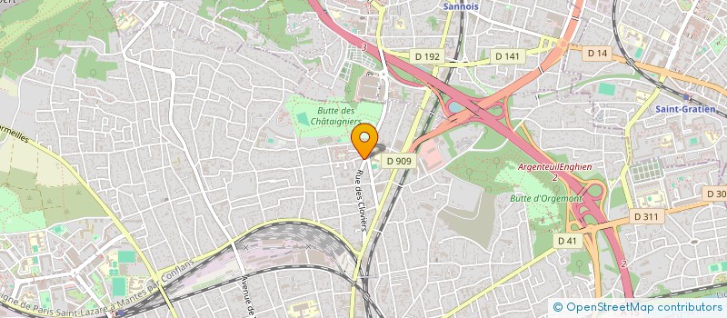 localisation de l'entreprise SCI RIMOUNE  ARGENTEUIL