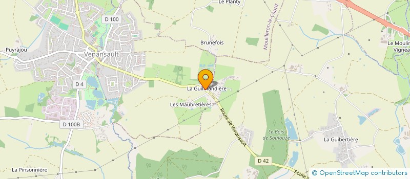 localisation de l'entreprise SCI RIMSHOT  VENANSAULT