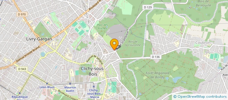 localisation de l'entreprise SCI RINA à CLICHY-SOUS-BOIS