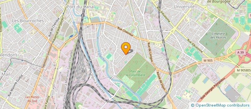 localisation de l'entreprise SCI RINA à DIJON