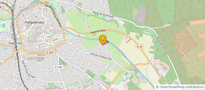 localisation de l'entreprise SCI RINA  HAGUENAU