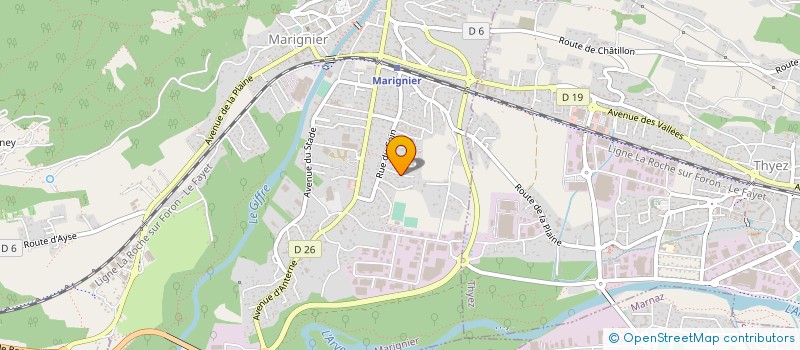 localisation de l'entreprise SCI RINATHER  MARIGNIER