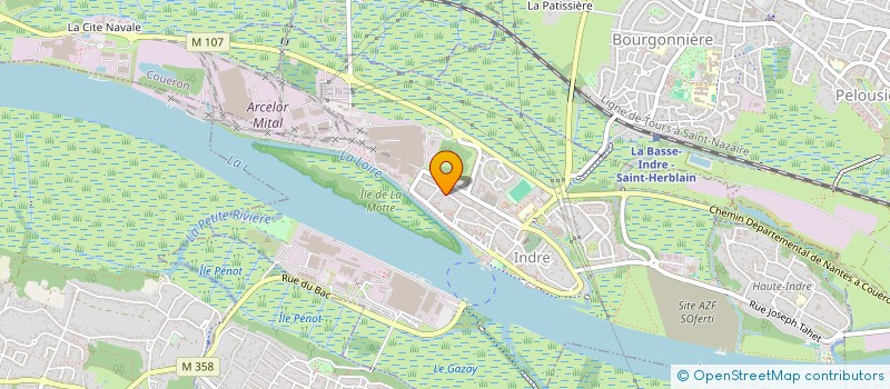 localisation de l'entreprise SCI RINCE  INDRE