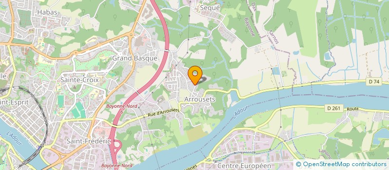 localisation de l'entreprise SCI RINGO à BAYONNE