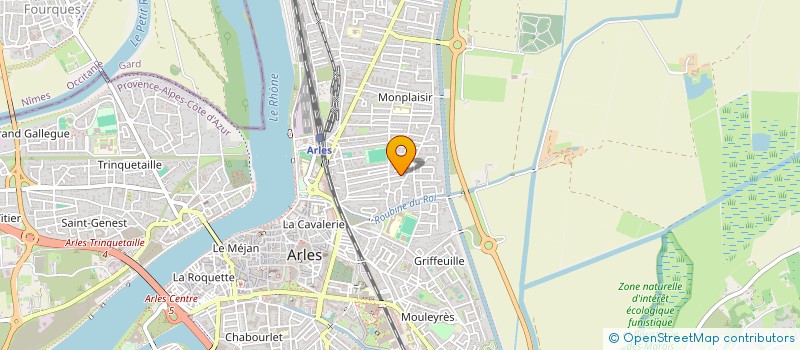 localisation de l'entreprise SCI RINGO à ARLES