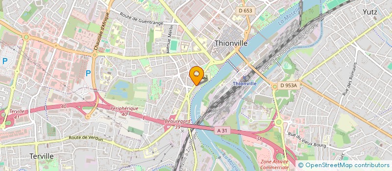 localisation de l'entreprise SCI RINN II à THIONVILLE