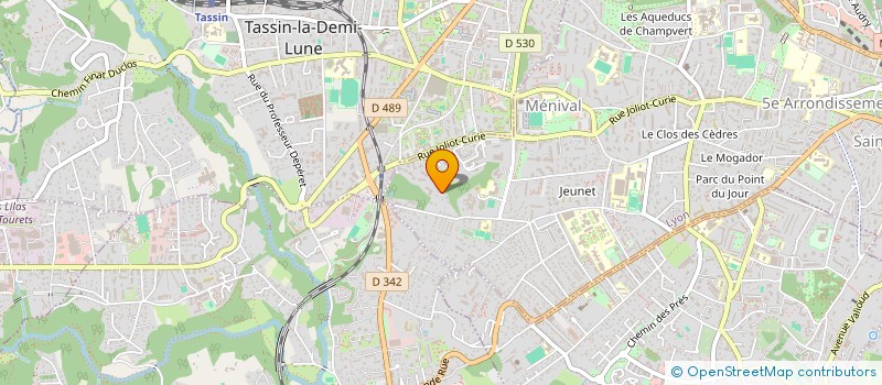 localisation de l'entreprise SCI RINUCCINI  LYON