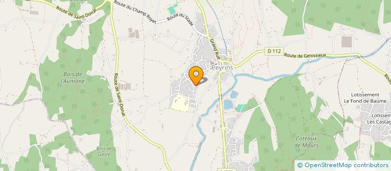 localisation de l'entreprise SCI RIO  PEYRINS