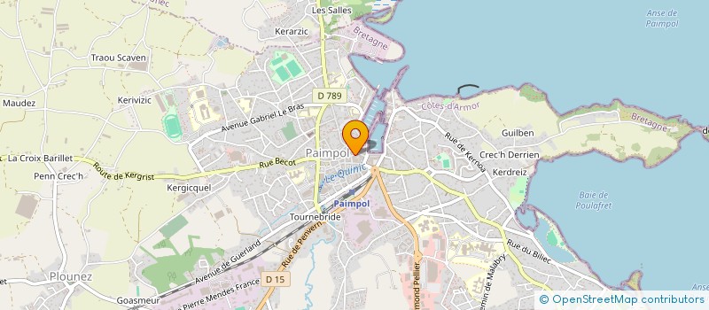 localisation de l'entreprise SCI RIO  PAIMPOL