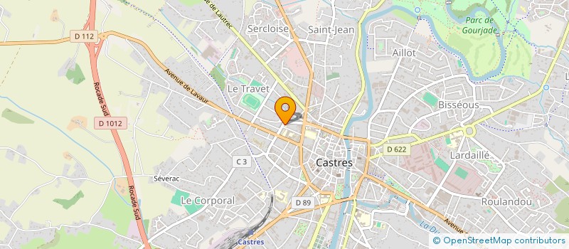 localisation de l'entreprise SCI RIO  CASTRES