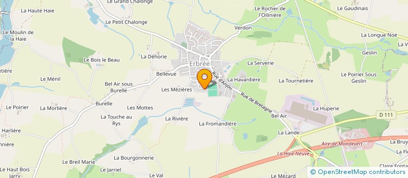 localisation de l'entreprise SCI RIO BARRE à ERBREE