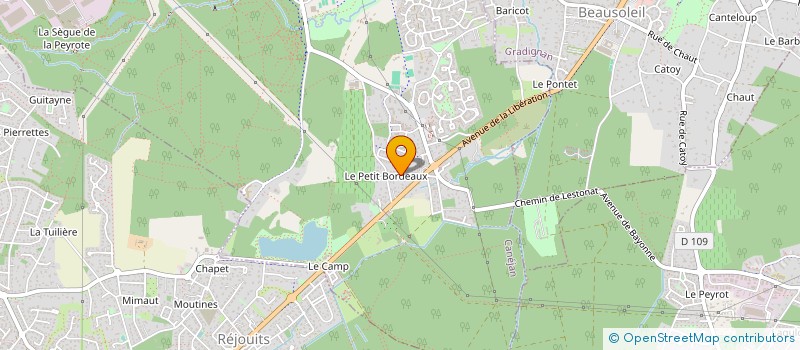 localisation de l'entreprise SCI RIO DE MOURA  CANEJAN