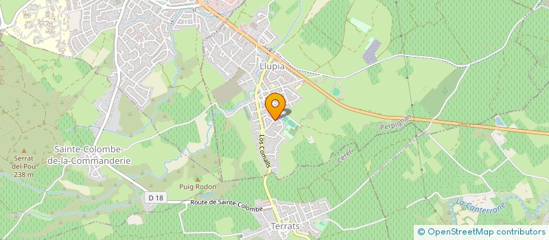 localisation de l'entreprise SCI RIO LAND  LLUPIA