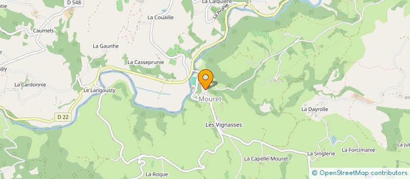 localisation de l'entreprise SCI RIO SALADO  MOURET