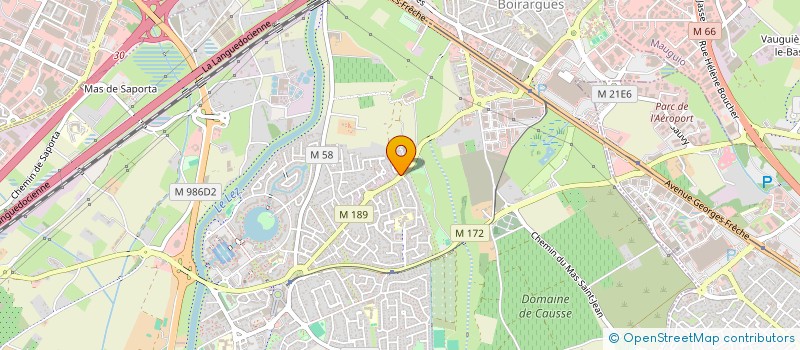 localisation de l'entreprise SCI RIO SALADO à LATTES