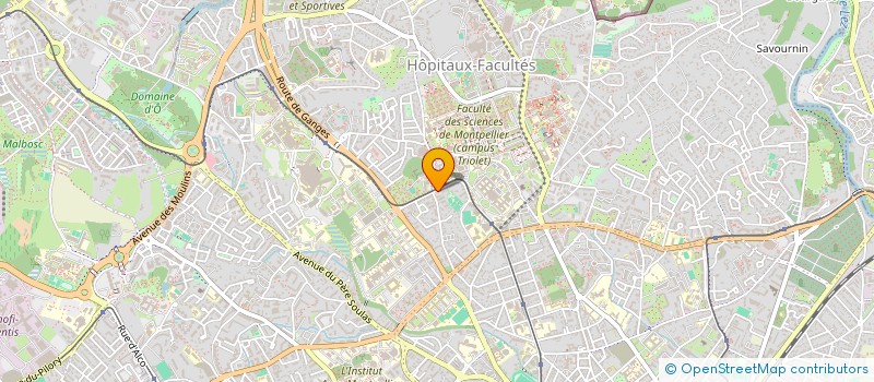 localisation de l'entreprise SCI RIO SALADO à MONTPELLIER