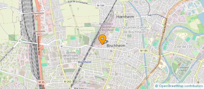 localisation de l'entreprise SCI RIO UCAYALI  BISCHHEIM