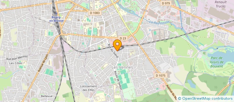 localisation de l'entreprise SCI RIOKI à BOURG-EN-BRESSE