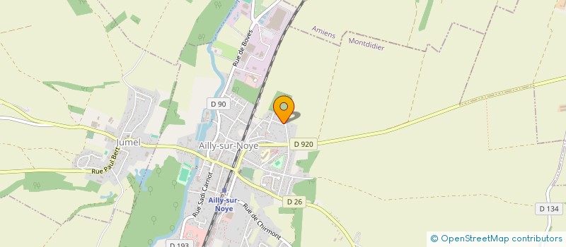 localisation de l'entreprise SCI RIOLAN 110 à AILLY-SUR-NOYE