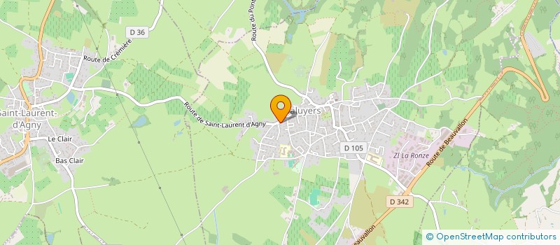 localisation de l'entreprise SCI RIONDET  TALUYERS