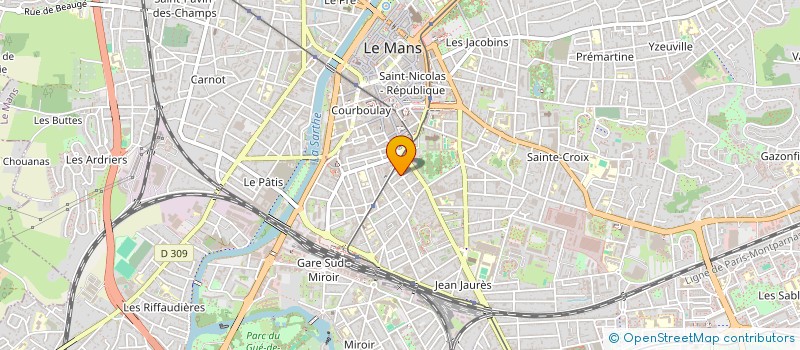 localisation de l'entreprise SCI RIONEL  LE MANS