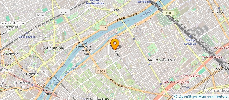 localisation de l'entreprise SCI RIORGES à NEUILLY-SUR-SEINE