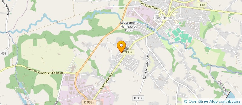 localisation de l'entreprise SCI RIOS DUBOSCQ  HAGETMAU