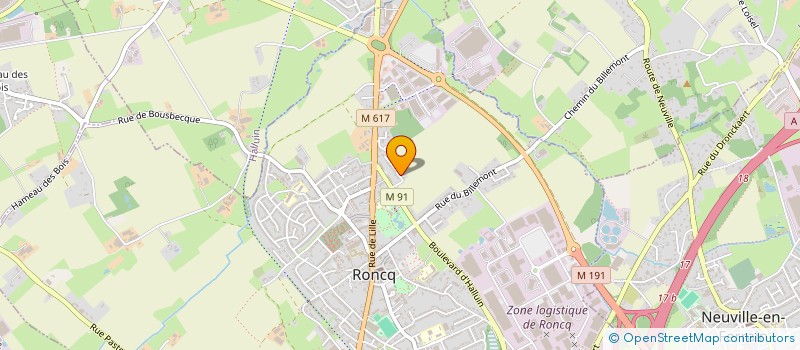 localisation de l'entreprise SCI RIOTO à RONCQ