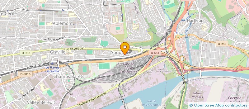 localisation de l'entreprise SCI RIOU à LE HAVRE