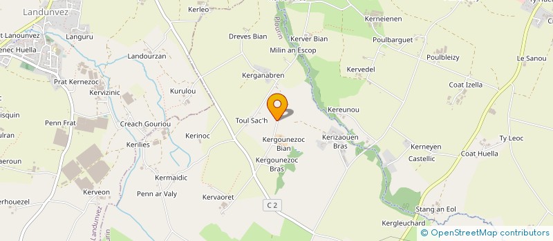 localisation de l'entreprise SCI RIOU A & T  PLOURIN