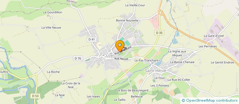 localisation de l'entreprise SCI RIOU JAGLIN  UZEL