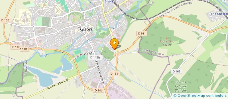 localisation de l'entreprise SCI RIOUAL ET FRERES à GISORS