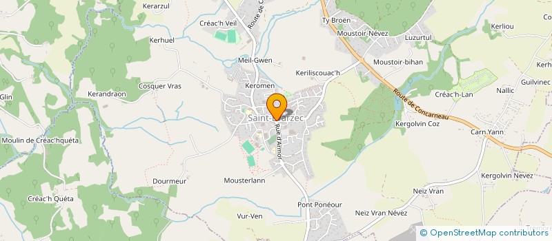 localisation de l'entreprise SCI RIOUAL PERON  SAINT-EVARZEC