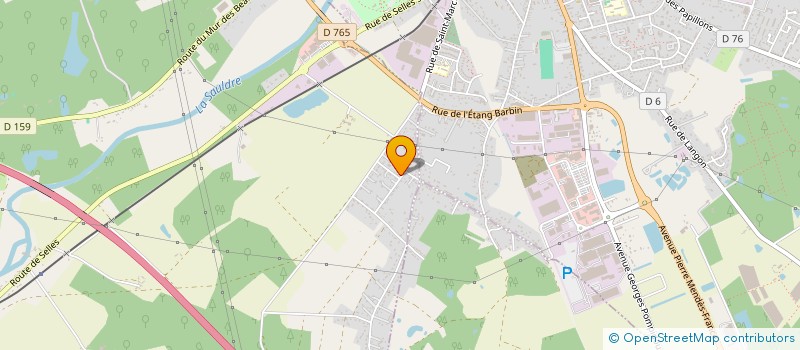 localisation de l'entreprise SCI RIOUBERT  ROMORANTIN-LANTHENAY