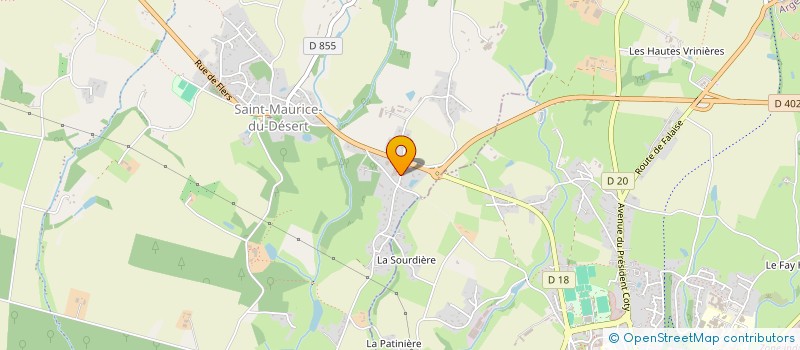 localisation de l'entreprise SCI RIOUL à LES MONTS-D'ANDAINE