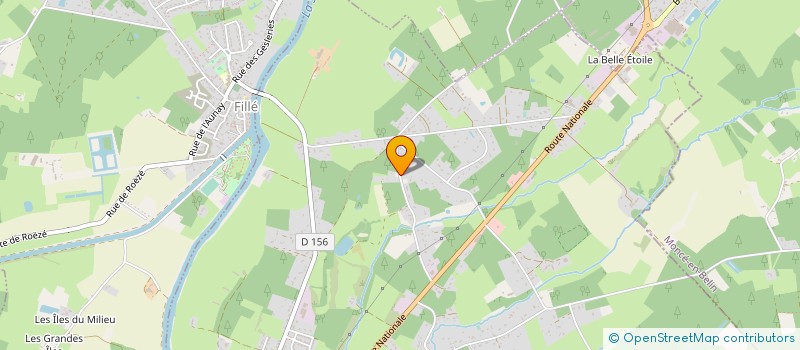 localisation de l'entreprise SCI RIOUS  GUECELARD