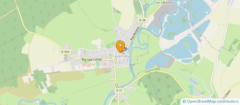 localisation de l'entreprise SCI RIOUT à FAVERNEY