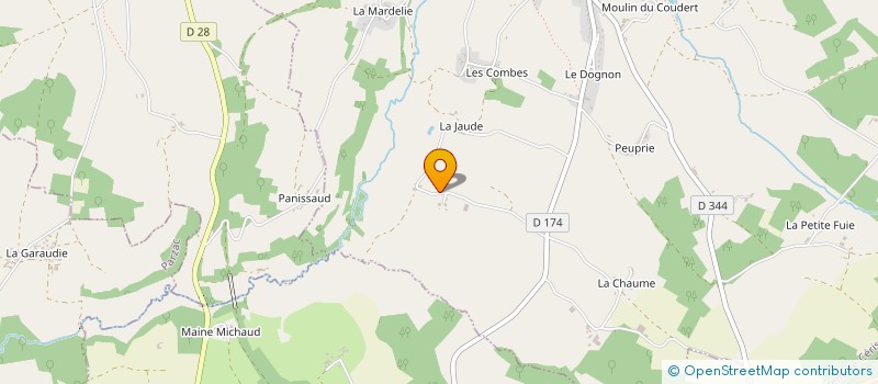 localisation de l'entreprise SCI RIOUX à SAINT-LAURENT-DE-CERIS